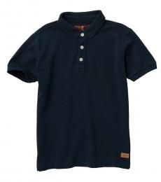 7 For All Mankind Little Boys Deep Indigo Slouchy Polo