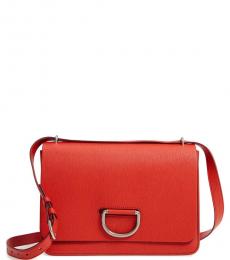 Burberry Red The D-ring Medium Crossbody Bag