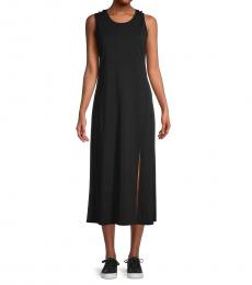 Karl Lagerfeld Black Knit Jersey Dress
