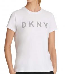 DKNY White Logo T-Shirt