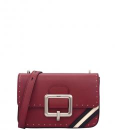 Bally Cherry Janelle Small Shoulder Bag