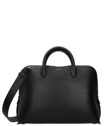 Lanvin Black Solid Large Briefcase Bag