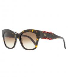 Tod's Black Gradient Butterfly Sunglasses
