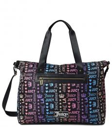 Juicy Couture Black Overnighter Large Duffle Bag