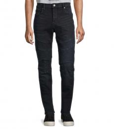 True Religion Black Rocco Relaxed Skinny Fit Jeans