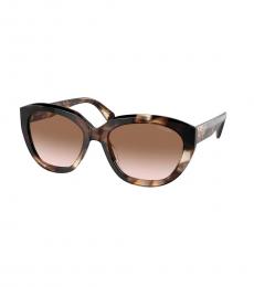 Prada Brown Marble Pattern Sunglasses
