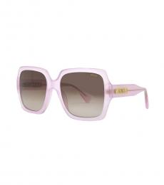 Moschino Light Pink Square Sunglasses