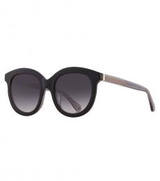 Kate Spade Black Grey Gradient Round Sunglasses