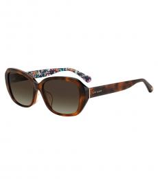 Kate Spade Brown Rectangle Sunglasses