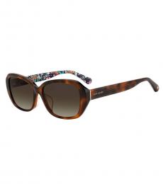 Kate Spade Brown Rectangle Sunglasses