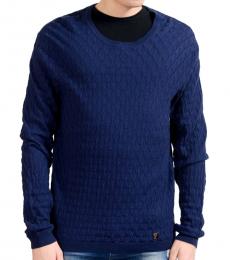 Versace Collection Blue Crewneck Sweater