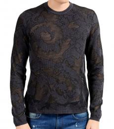 Versace Collection Grey Crewneck Light Sweater