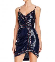 BCBGMaxazria Turquoise Shimmer Cocktail Dress