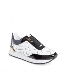 Karl Lagerfeld Black White Melody Slip-On Sneaker