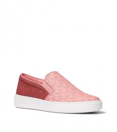 Michael Kors Pink Keaton Slip On Sneaker