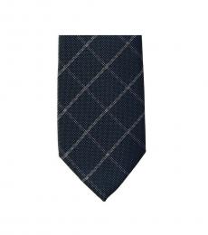 Michael Kors Dark Green Classic Striped Slim Silk Tie