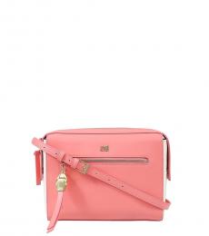 Pink Brigitte Medium Crossbody Bag