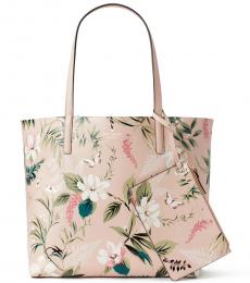 Kate Spade Pink Mya Botanical Reversible Large Tote