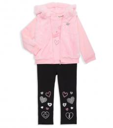 Juicy Couture 3 Piece Jacket/Top/Leggings Set (Baby Girls)