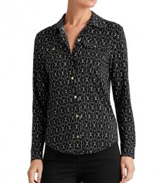 Ralph Lauren Polo Black Relaxed-Fit Graphic Shirt