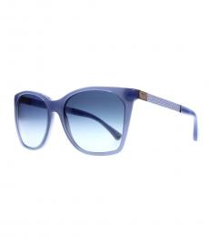 Azure Blue-Grey Gradient Sunglasses