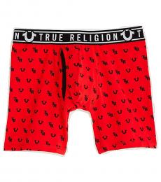 True Religion Red Monogram Brief Underwear