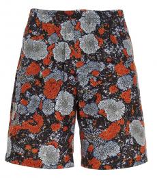 Multicolor Lichen Printed Shorts