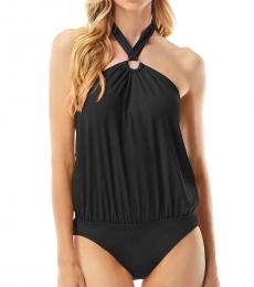 Michael Kors Black One-Piece Swimsuit