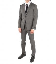 Ermenegildo Zegna Grey Side Vents 2-Button Suit