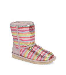 UGG Baby Girls Multicolor Classic Short Lined Boot