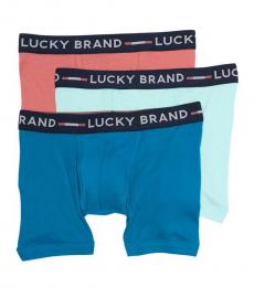 Lucky Brand Multi color 3-Pack Cotton & Modal Boxers Briefs