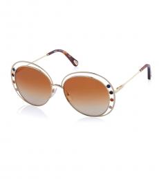 Chloe Brown Classic Sunglasses