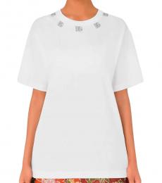 White Jewel Logo T-Shirt