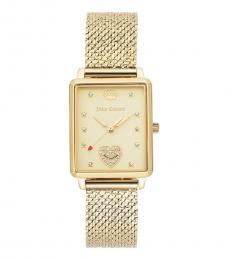 Juicy Couture Golden Mesh Strap Watch