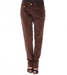 Dolce & Gabbana Dark Brown Corduroys Casual Pants