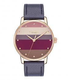Multi-Color Stripes Dial Watch