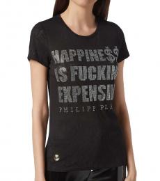 Philipp Plein Black Crewneck T-Shirt
