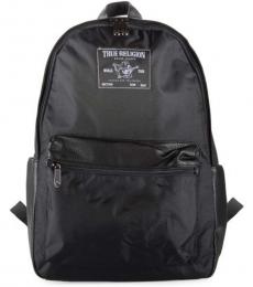 True Religion Black Backup Large Backpack