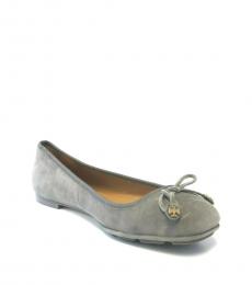 tory burch grey flats
