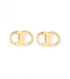Tory Burch Gold Gemini Link Stud Earrings