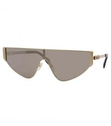Moschino Grey Mirror Sunglasses