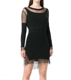 Black Sheer Mini Dress