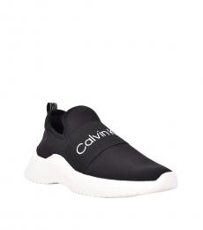 Calvin Klein Black Uzza Slip On Sneakers
