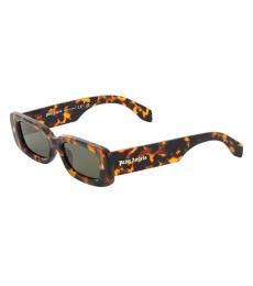 Palm Angels Brown Lala Logo Sunglasses