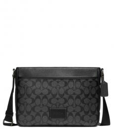 Coach Black District Large Crossbody Bag