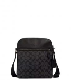 Coach Black Houston Medium Crossbody Bag