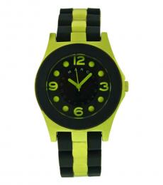 Marc Jacobs Neon Green Pelly Black Watch