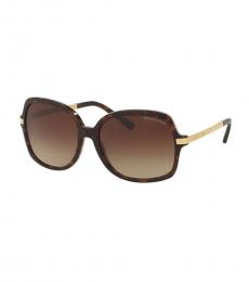Michael Kors Brown Tortoise Gradient Sunglasses