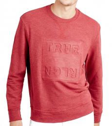 True Religion Light Coral Double Knit Sweatshirt