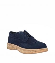 Church's Dark Blue Perforated Lace Ups